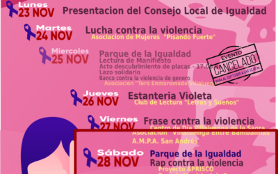 Semana de la Eliminación de la Violencia contra la mujer – 28 de noviembre