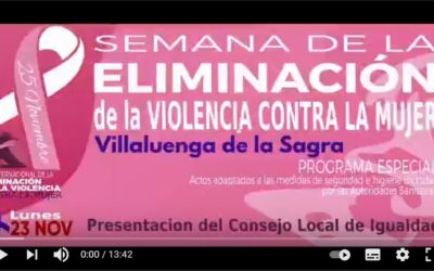 Semana de la Eliminación de la Violencia contra la Mujer de Villaluenga de la Sagra